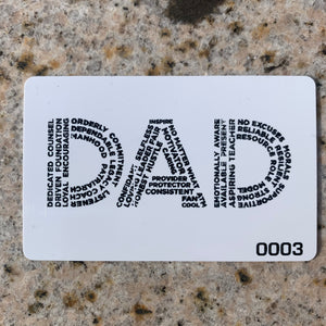 The Official DAD Card